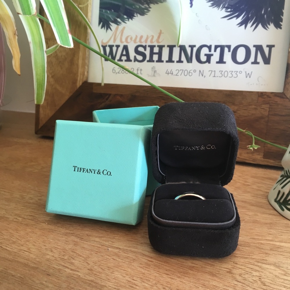 Tiffany & Co. Platinum Forever Wedding Band 4.5mm, size 10